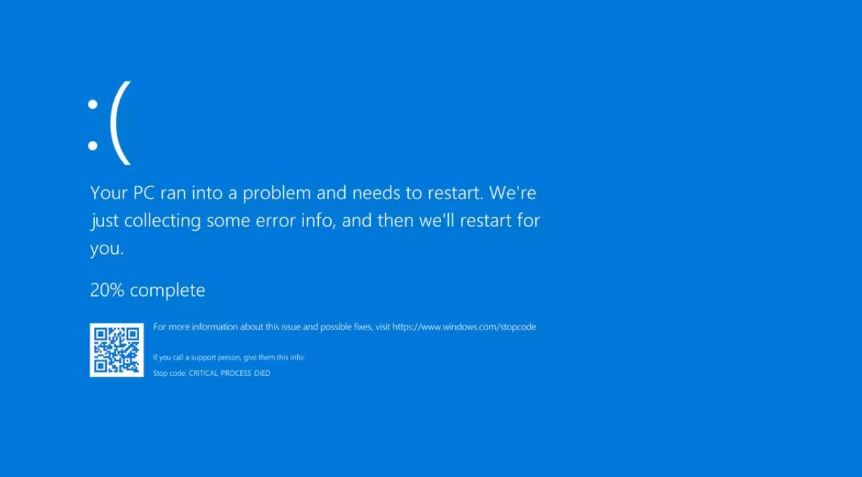 Blue screen of death caused by crowdstrike update