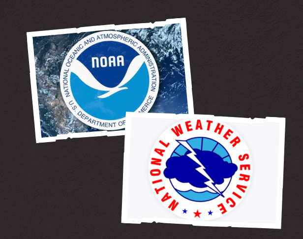 Noaa and nws weather sources logos